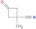 1-methyl-3-oxocyclobutane-1-carbonitrile