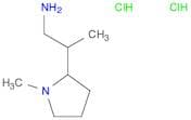 2-(1-methylpyrrolidin-2-yl)propan-1-amine dihydrochloride