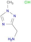 (1-Methyl-1H-1,2,4-triazol-3-yl)methanamine hydrochloride