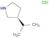 (3S)-3-(propan-2-yl)pyrrolidine hydrochloride