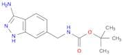 Carbamic acid, [(3-amino-1H-indazol-6-yl)methyl]-, 1,1-dimethylethylester
