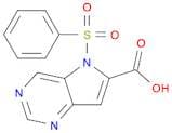 5-Benzenesulfonyl-5H-pyrrolo[3,2-d]pyrimidine-6-carboxylic acid