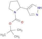 tert-butyl 2-(1H-pyrazol-4-yl)pyrrolidine-1-carboxylate