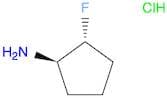 trans-2-fluorocyclopentan-1-amine hydrochloride