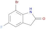 7-Bromo-5-fluoroindolin-2-one
