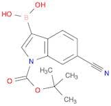 (1-[(tert-Butoxy)carbonyl]-6-cyano-1h-indol-3-yl)boronic acid