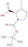 (2S,3R)-1-[(tert-Butoxy)carbonyl]-3-fluoropyrrolidine-2-carboxylic acid