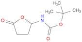 tert-butyl N-(5-oxooxolan-2-yl)carbamate