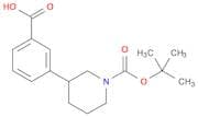 3-(1-[(tert-Butoxy)carbonyl]piperidin-3-yl)benzoic acid