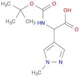 2-{[(tert-butoxy)carbonyl]amino}-2-(1-methyl-1H-pyrazol-4-yl)acetic acid
