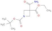 1-tert-butyl 3-ethyl 3-carbamoylazetidine-1,3-dicarboxylate