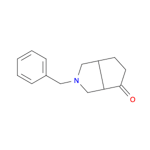 Cyclopenta[c]pyrrol-4(1H)-one, hexahydro-2-(phenylmethyl)-, cis-