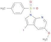 3-iodo-5-methoxy-1-(4-methylbenzenesulfonyl)-1H-pyrrolo[2,3-b]pyridine