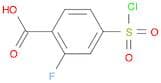 4-(Chlorosulfonyl)-2-fluorobenzoic acid