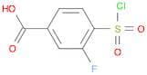 4-(Chlorosulfonyl)-3-fluorobenzoic acid