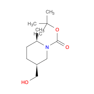 rac-tert-butyl (2R,5S)-5-(hydroxymethyl)-2-methylpiperidine-1-carboxylate