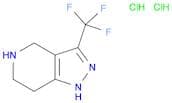 1H-​Pyrazolo[4,​3-​c]​pyridine, 4,​5,​6,​7-​tetrahydro-​3-​(trifluoromethyl)​-​, hydrochloride (1:…