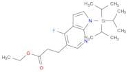 ethyl 3-{4-fluoro-1-[tris(propan-2-yl)silyl]-1H-pyrrolo[2,3-b]pyridin-5-yl}propanoate