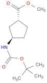 Methyl (1r,3r)-3-([(tert-butoxy)carbonyl]amino)cyclopentane-1-carboxylate