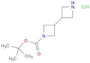[3,3'-Biazetidine]-1-carboxylic acid, 1,1-dimethylethyl ester, hydrochloride (1:1)