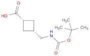(1s,3s)-3-({[(tert-butoxy)carbonyl]amino}methyl)cyclobutane-1-carboxylic acid