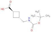 (1r,3r)-3-({[(tert-butoxy)carbonyl]amino}methyl)cyclobutane-1-carboxylic acid