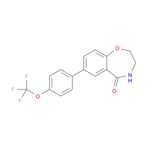 7-[4-(trifluoromethoxy)phenyl]-2,3,4,5-tetrahydro-1,4-benzoxazepin-5-one