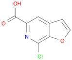 Furo[2,3-c]pyridine-5-carboxylic acid, 7-chloro-