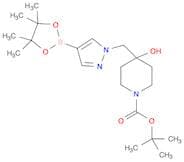 tert-Butyl 4-hydroxy-4-([4-(tetramethyl-1,3,2-dioxaborolan-2-yl)-1h-pyrazol-1-yl]methyl)piperidine…
