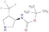 rac-tert-butyl N-[(3R,4S)-4-(trifluoromethyl)pyrrolidin-3-yl]carbamate