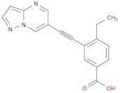 4-ethyl-3-(2-pyrazolo[1,5-a]pyrimidin-6-ylethynyl)benzoic acid