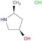 (3R,5S)-5-Methylpyrrolidin-3-ol hydrochloride