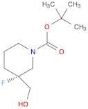 tert-butyl (3R)-3-fluoro-3-(hydroxymethyl)piperidine-1-carboxylate