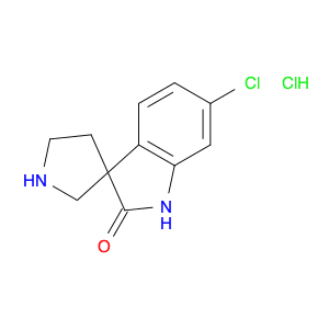 6-chloro-1,2-dihydrospiro[indole-3,3'-pyrrolidin]-2-one hydrochloride