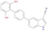 5-{2',6'-dihydroxy-[1,1'-biphenyl]-4-yl}-1H-indole-3-carbonitrile