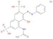 2,7-Naphthalenedisulfonic acid,5-(acetylamino)-4-hydroxy-3-(phenylazo)-, disodium salt