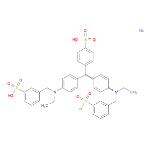 Benzenemethanaminium​, N-​ethyl-​N-​[4-​[[4-​[ethyl[(3-​sulfophenyl)​methyl]​amino]​phenyl]​(4-​su…