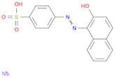 Benzenesulfonic acid, 4-[(2-hydroxy-1-naphthalenyl)azo]-, monosodiumsalt