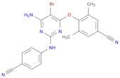 benzonitrile,4-[[6-amino-5-bromo-2-[(4-cyanophenyl)amino]-4-pyrimidinyl]oxy]-3,5-dimethyl-