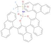N-[(11bR)-2,6-Di-9-anthracenyl-4-oxidodinaphtho[2,1-d:1',2'-f][1,3,2]dioxaphosphepin-4-yl]-1,1,1-t…