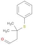 3-Methyl-3-(phenylthio)butanal