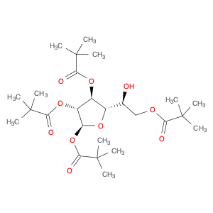 (2S,3R,4S,5S)-5-((S)-1-hydroxy-2-(pivaloyloxy)ethyl)tetrahydrofuran-2,3,4-triyl tris(2,2-dimethylp…