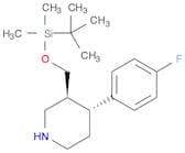 (3S,4R)-3-(((Tert-butyldimethylsilyl)oxy)methyl)-4-(4-fluorophenyl)piperidine