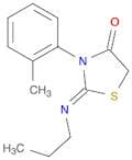 3-(2-Methylphenyl)-2-((Z)-Propylimino)Thiazolidin-4-One