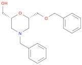 ((2R,6S)-4-benzyl-6-(benzyloxymethyl)morpholin-2-yl)methanol