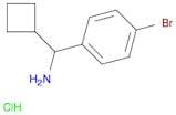 (4-Bromophenyl)(cyclobutyl)methanamine hydrochloride