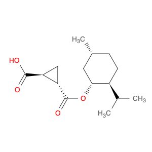(1S,2S)-2-(((1R,2S,5R)-2-isopropyl-5-methylcyclohexyloxy)carbonyl)cyclopropanecarboxylic acid