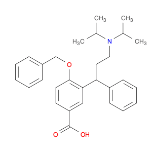 N,N-Diisopropyl[3-(2-benzyloxy-5-carboxyphenyl)-3-phenylpropyl]amine