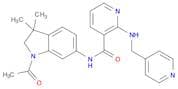 N-(1-Acetyl-2,3-dihydro-3,3-dimethyl-1H-indol-6-yl)-2-[(4-pyridinylmethyl)amino]-3-pyridinecarboxa…