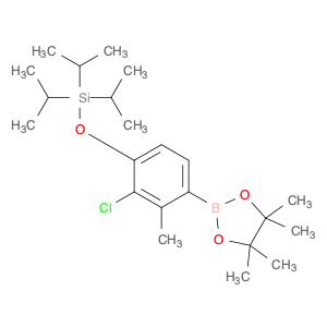 [2-Chloro-3-methyl-4-(4,4,5,5-tetramethyl-1,3,2-dioxaborolan-2-yl)phenoxy]triisopropylsilane